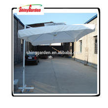 3M Square Luxury Aluminum Parasol Patio Umbrella Outdoor Large Market Umbrella